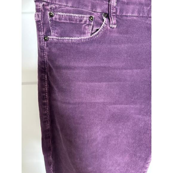 Mother The Looker Corduroy Skinny Pants in Violet Womens Size 30 - Picture 5 of 12